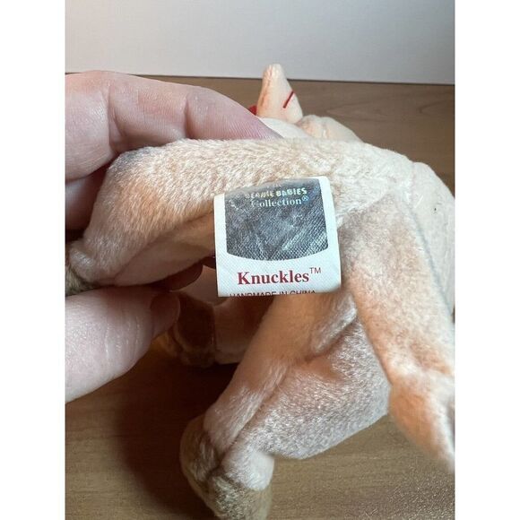 TY Beanie Baby - KNUCKLES the Pig (5 inch) 1999 - Picture 5 of 8
